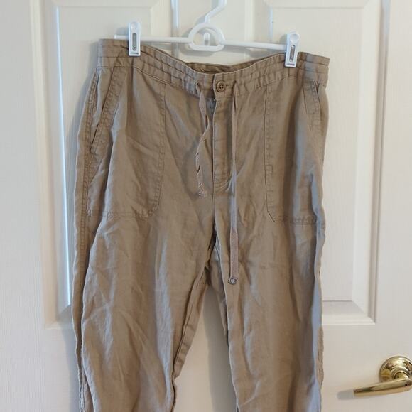 EUC Lauren Ralph Lauren Linen Joggers, 8 - Picture 2 of 6